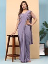 102073 Amoha Ready To Wear Embroidery Designer Saree Wholesalers In Delhi